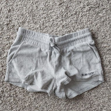 Shorts en molleton gris