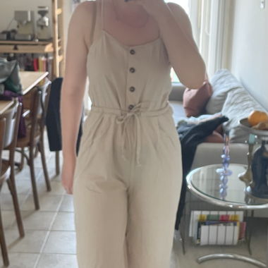 Tuta da donna beige