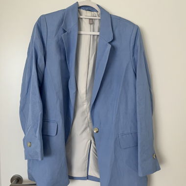 Light Blue Women’s Blazer Jacket