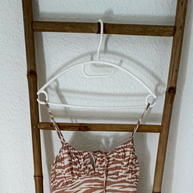 Vestito con motivo zebra