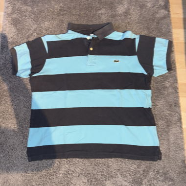 Polo Lacoste rayé oversize