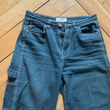 Terranova women's jeans in blue/green/petrol