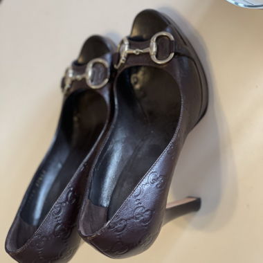 Chaussures Gucci marron 