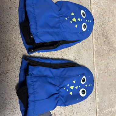 Guanti a guanto chiuso per bambini blu