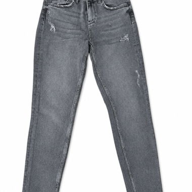 Jeans gris coupe droite