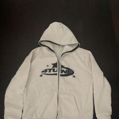 (Real) 4Tune zip up hoodie light beige/ivory
