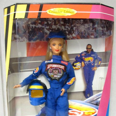 1998 Mattel Barbie Nescar 50th Anniversary 