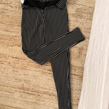 Pantaloni a righe Princess Polly con cerniera