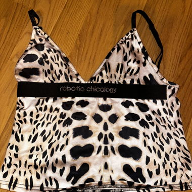 Leo print CropTop