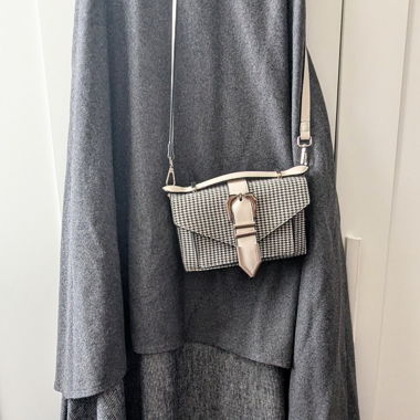 Gonna Maxi in Misto Lana Grigio Scuro