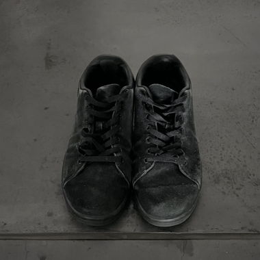 Baskets noires Raf Simons