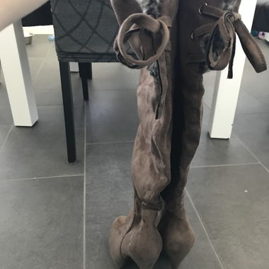 Botte en daim