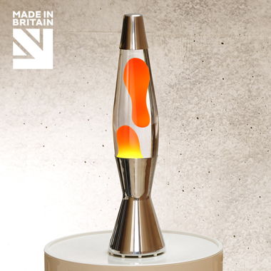 Mathmos Astrobaby Lavalampe Spezial Klar-Orange