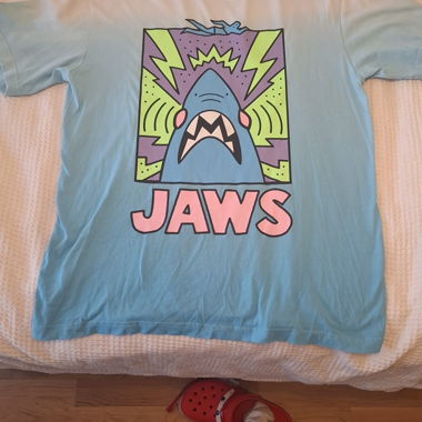 T-shirt Jaws blu