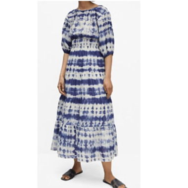 Robe tie-dye en coton