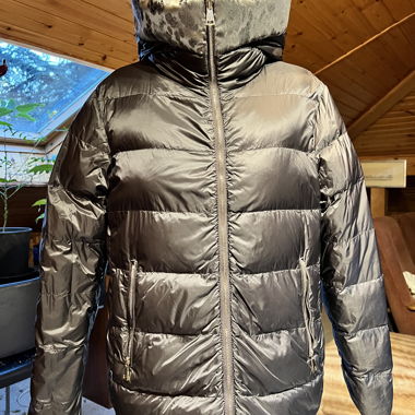 Piumino Moncler reversibile con cappuccio