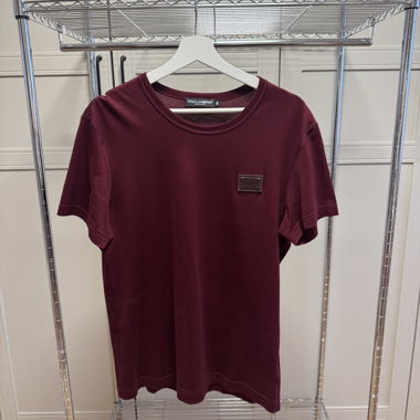 T-shirt bordeaux Dolce & Gabbana