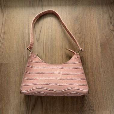 Borsa a mano da donna rosa