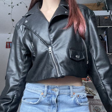 Leather jacket