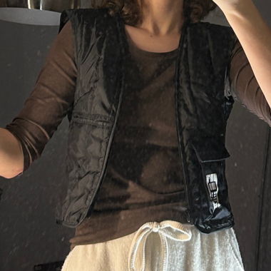 gilet noir