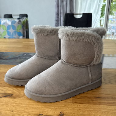 Grey Winter Boots