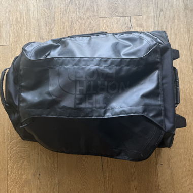 The North Face rolling duffel bag