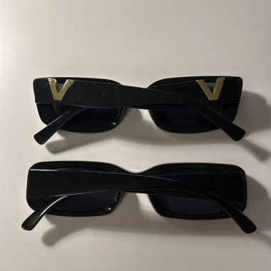 Set da 2 occhiali da sole neri