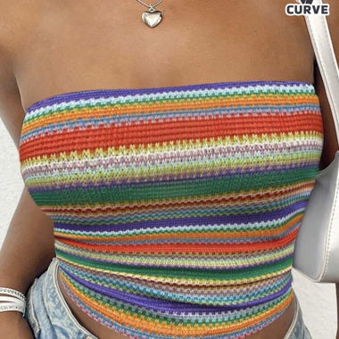 Buntes Tube-Top