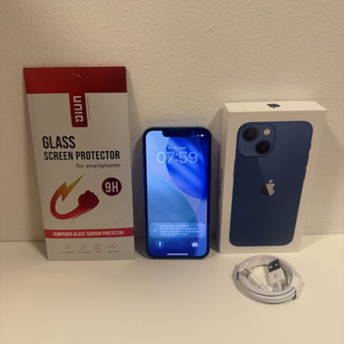 IPhone 13 Mini 256GB Blau mit NEUEM Akku & Zubehör