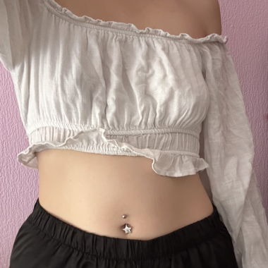 Crop-top Pull&Bear mit langen Ärmeln