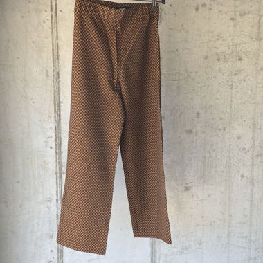 Brown Printed Pants