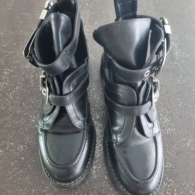 Black Boots with Buckles
