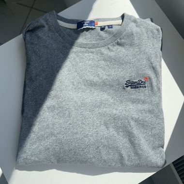 Pull à manches longues gris Superdry 