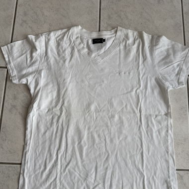 White V-neck T-shirt