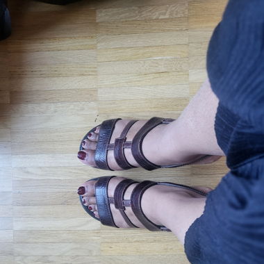 Sandales à talons 