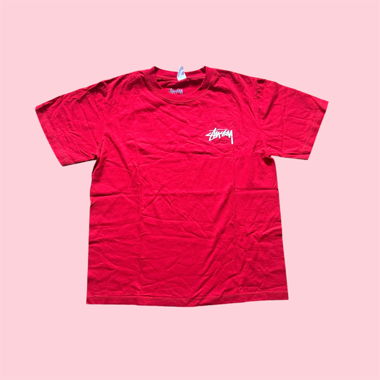 T-shirt Rosso Stüssy