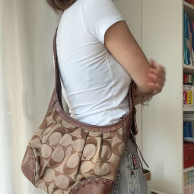 vintage coach shoulder crossbody bag