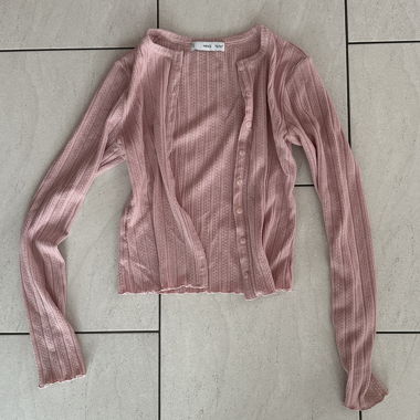 Rosa Gilet Mango