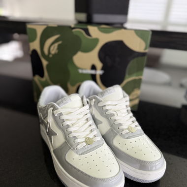 Bape Sta Grau Brandneu (unbenutzt) Grösse 42.5