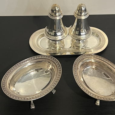 5 pièces argentées