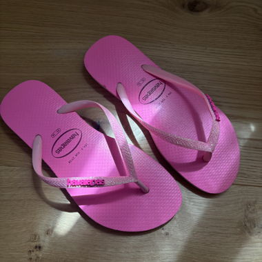 Havaianas pinke Badelatschen