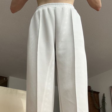 Stoffhose weiss Weekday