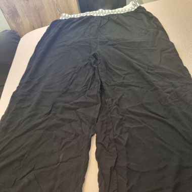 Pants with small slit