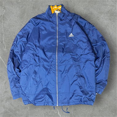 Vintage Blue Adidas windbreaker jacket 1999