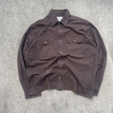 CARHARTT BROWN FLANNEL SHIRT