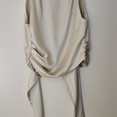 Zara Satin Wrap Top