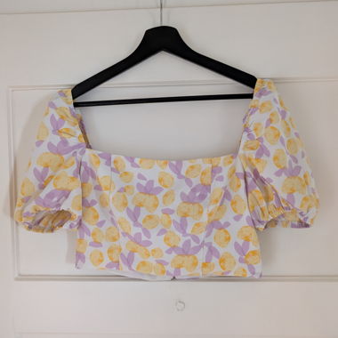 Crop Top citron