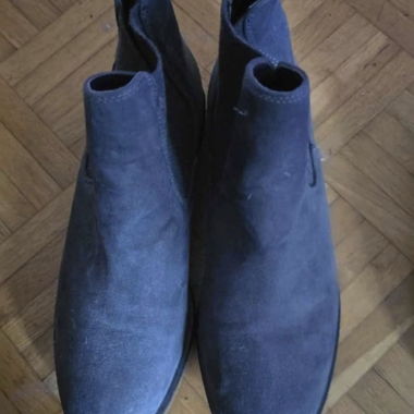 Navy Blue Chelsea Boots