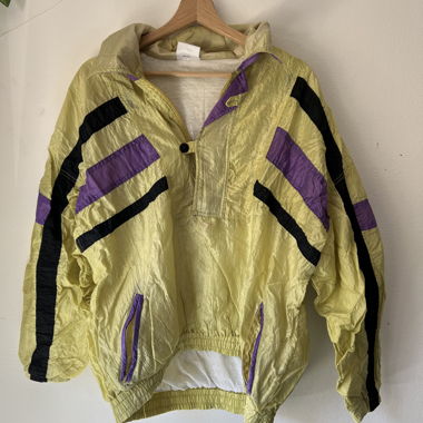 ALINE Vintage Track-Jacke Gelb & Lila