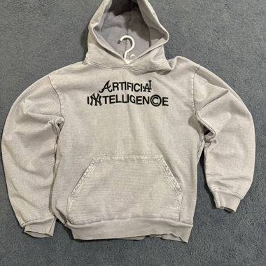 Hoodie gris Intelligence Artificielle M